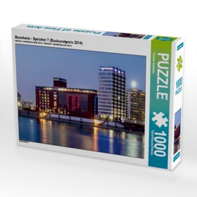 CALVENDO® Puzzle CALVENDO Puzzle Mannheim Speicher 7 (Baukunstpreis 2014) 1000 Teile Foto-Puzzle für glückliche Stunden