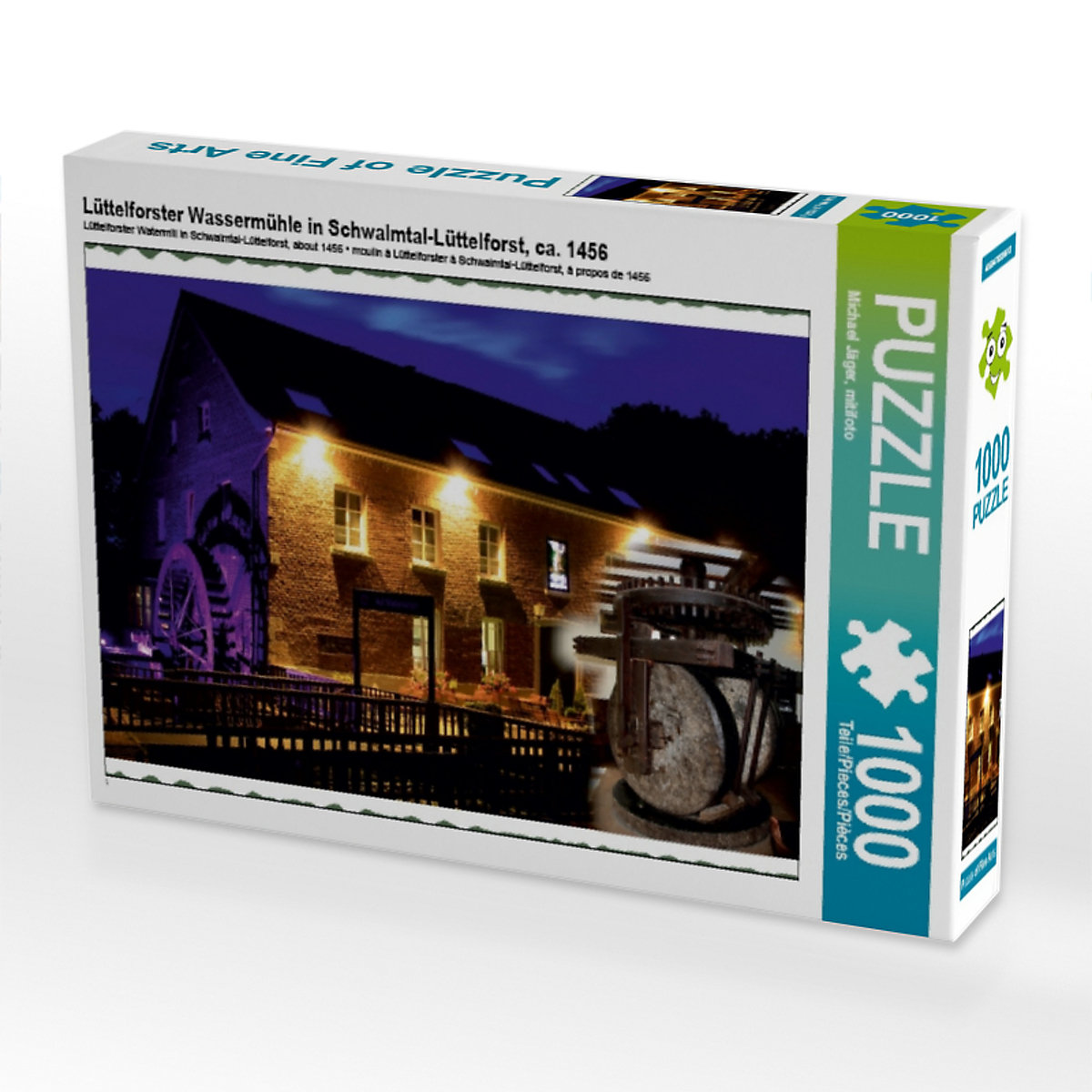 CALVENDO® Puzzle CALVENDO Puzzle Lüttelforster Wassermühle in Schwalmtal-Lüttelforst ca. 1456 1000 Teile Foto-Puzzle für glückliche Stunden