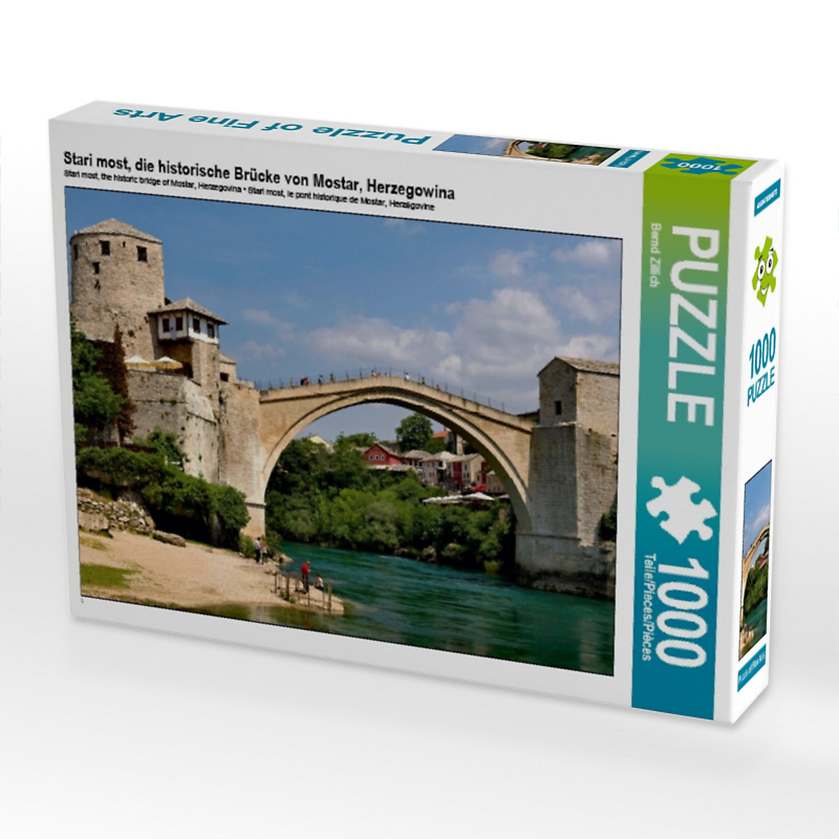 CALVENDO® Puzzle CALVENDO Puzzle Stari most die historische Brücke von Mostar Herzegowina 1000 Teile Foto-Puzzle für glückliche Stunden