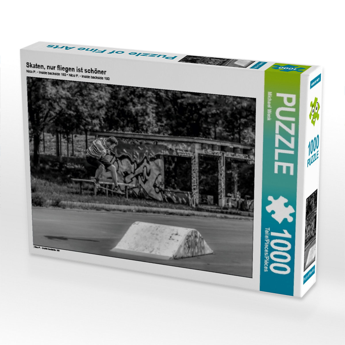 CALVENDO® Puzzle CALVENDO Puzzle Skaten nur fliegen ist schöner 1000 Teile Foto-Puzzle für glückliche Stunden