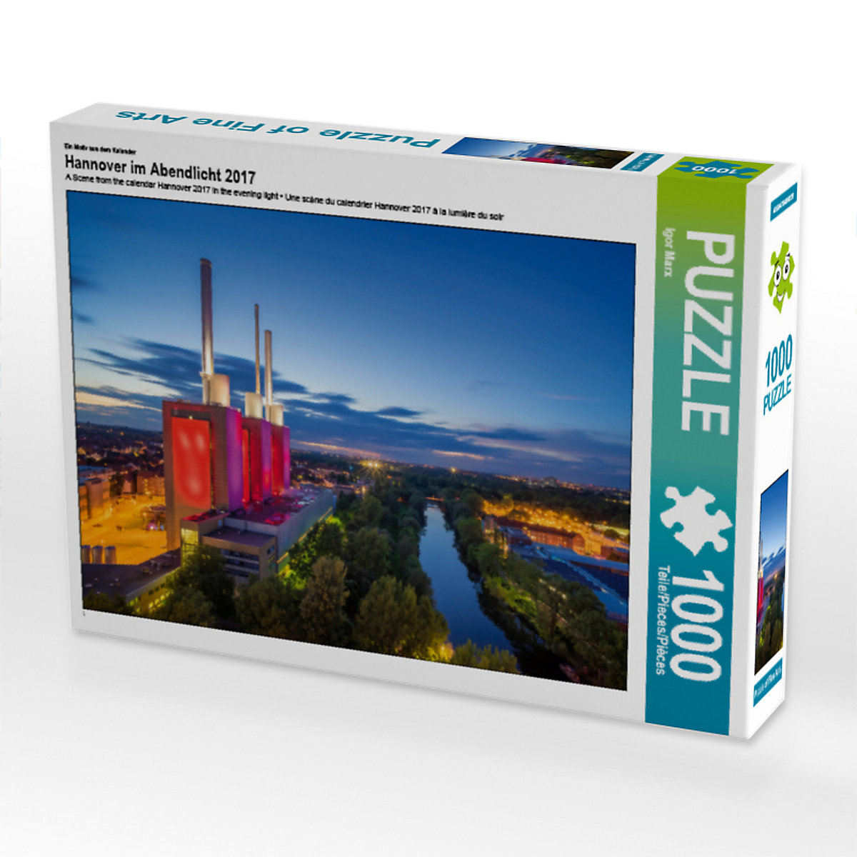 CALVENDO® Puzzle CALVENDO Puzzle Hannover im Abendlicht 2017 1000 Teile Foto-Puzzle für glückliche Stunden