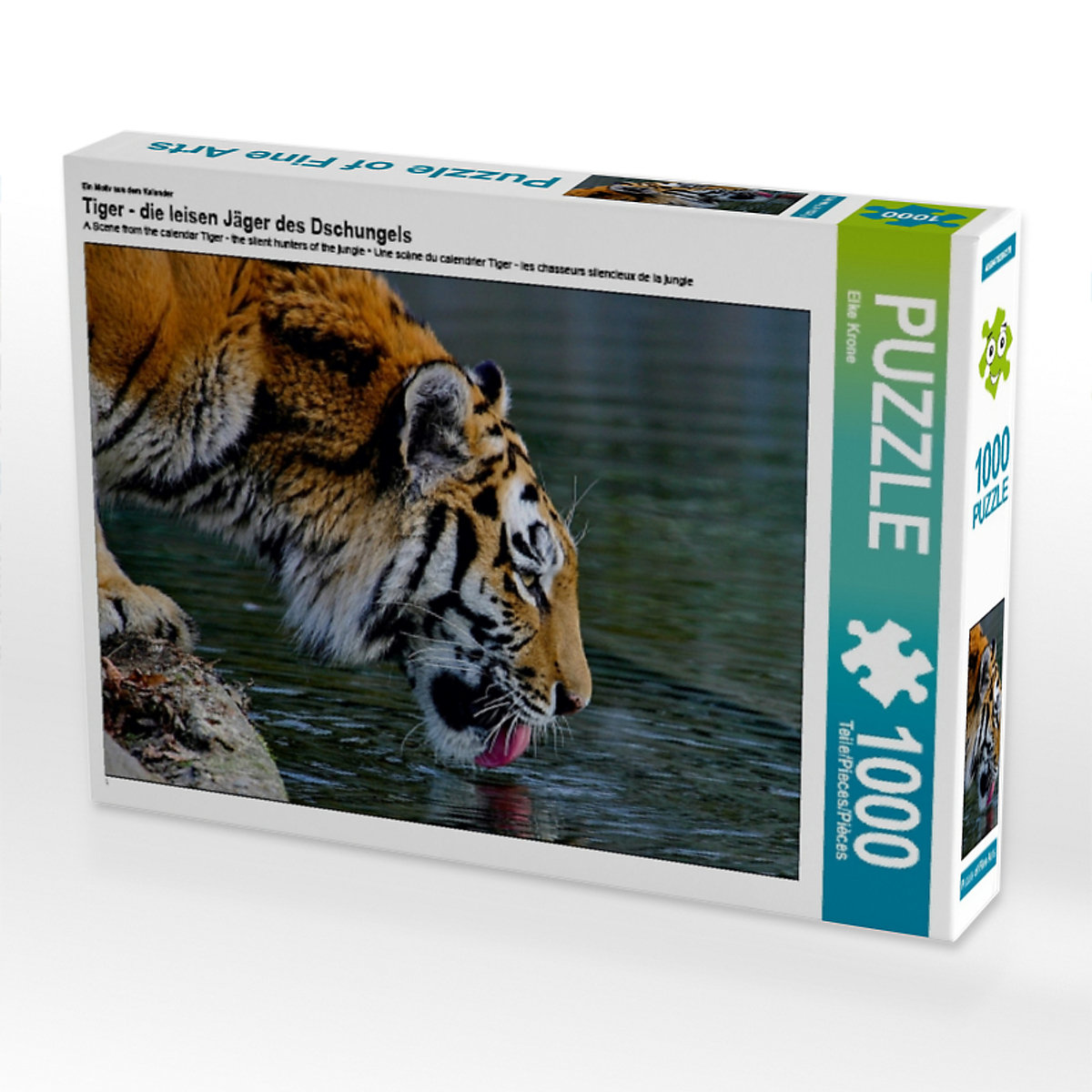 CALVENDO® Puzzle CALVENDO Puzzle Tiger die leisen Jäger des Dschungels 1000 Teile Foto-Puzzle für glückliche Stunden