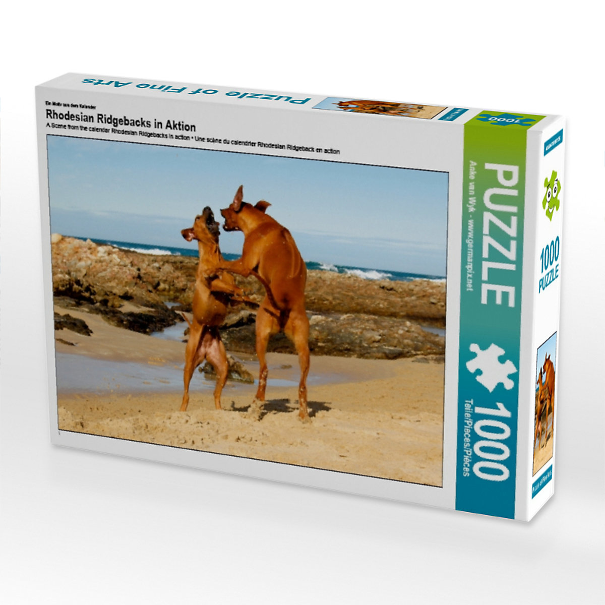 CALVENDO® Puzzle CALVENDO Puzzle Rhodesian Ridgebacks in Aktion 1000 Teile Foto-Puzzle für glückliche Stunden