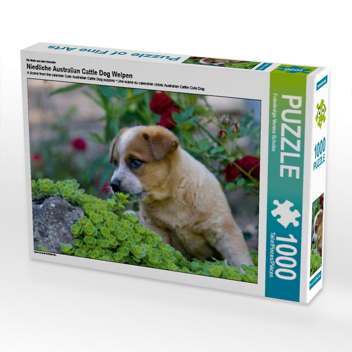 CALVENDO® Puzzle CALVENDO Puzzle Niedliche Australian Cattle Dog Welpen 1000 Teile Foto-Puzzle für glückliche Stunden