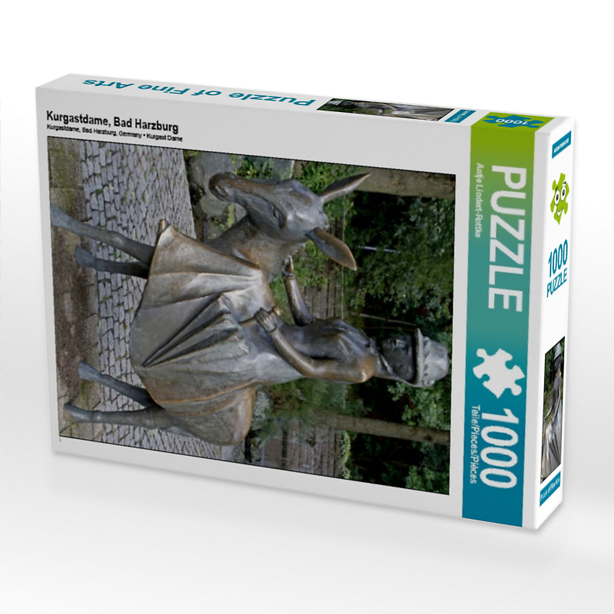 CALVENDO® Puzzle CALVENDO Puzzle Kurgastdame Bad Harzburg 1000 Teile Foto-Puzzle für glückliche Stunden