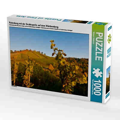 Puzzle CALVENDO Puzzle Rotenberg mit der Grabkapelle auf dem Württemberg - 1000 Teile Foto-Puzzle für glückliche Stunden