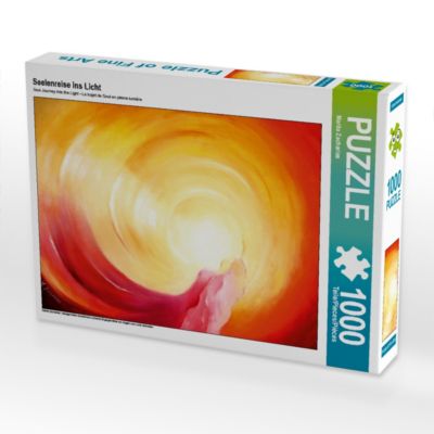 CALVENDO® Puzzle CALVENDO Puzzle Seelenreise ins Licht 1000 Teile Foto-Puzzle für glückliche Stunden