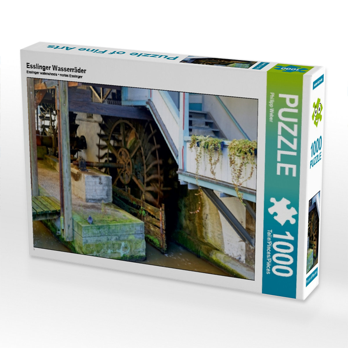 CALVENDO® Puzzle CALVENDO Puzzle Esslinger Wasserräder 1000 Teile Foto-Puzzle für glückliche Stunden