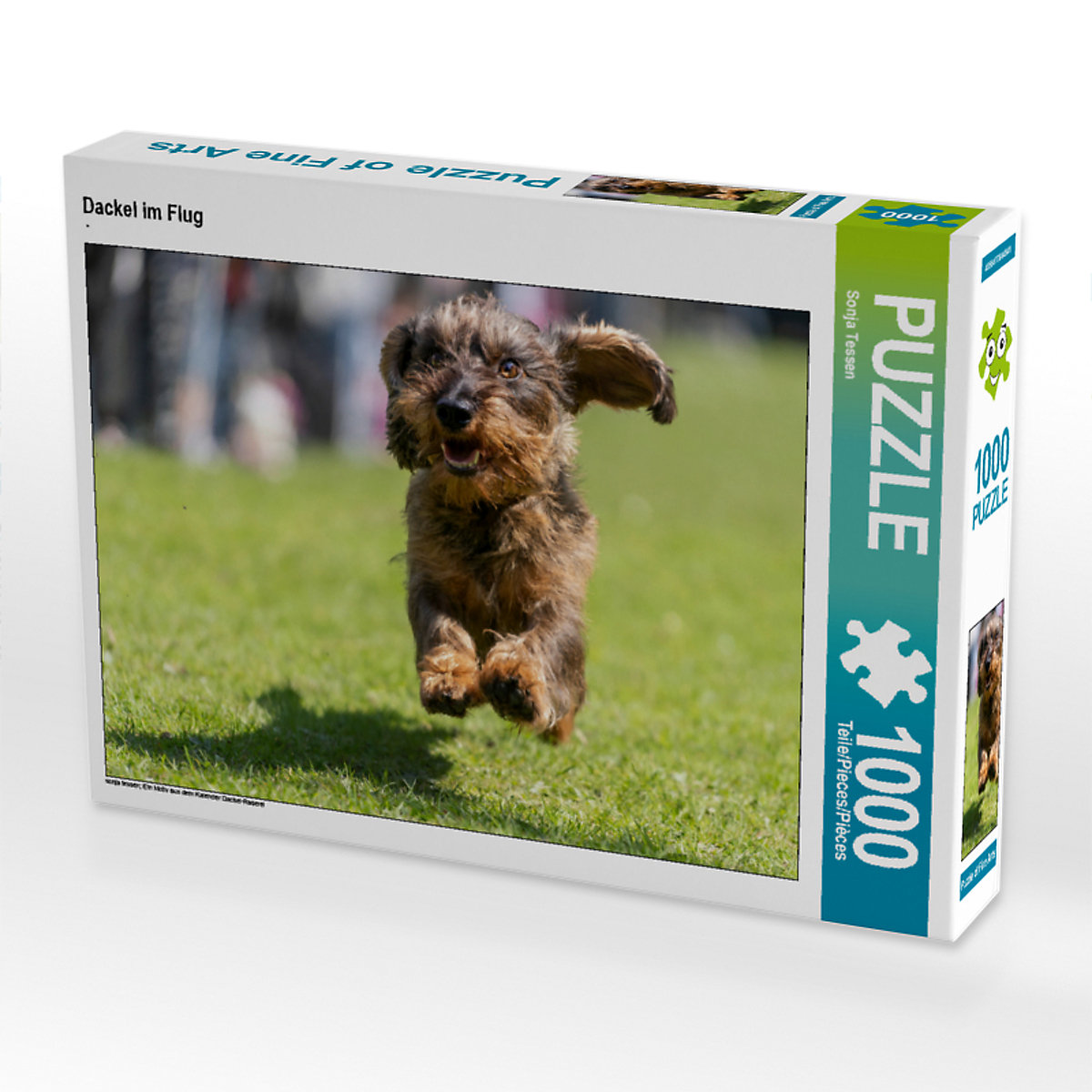CALVENDO® Puzzle CALVENDO Puzzle Dackel im Flug 1000 Teile Foto-Puzzle für glückliche Stunden