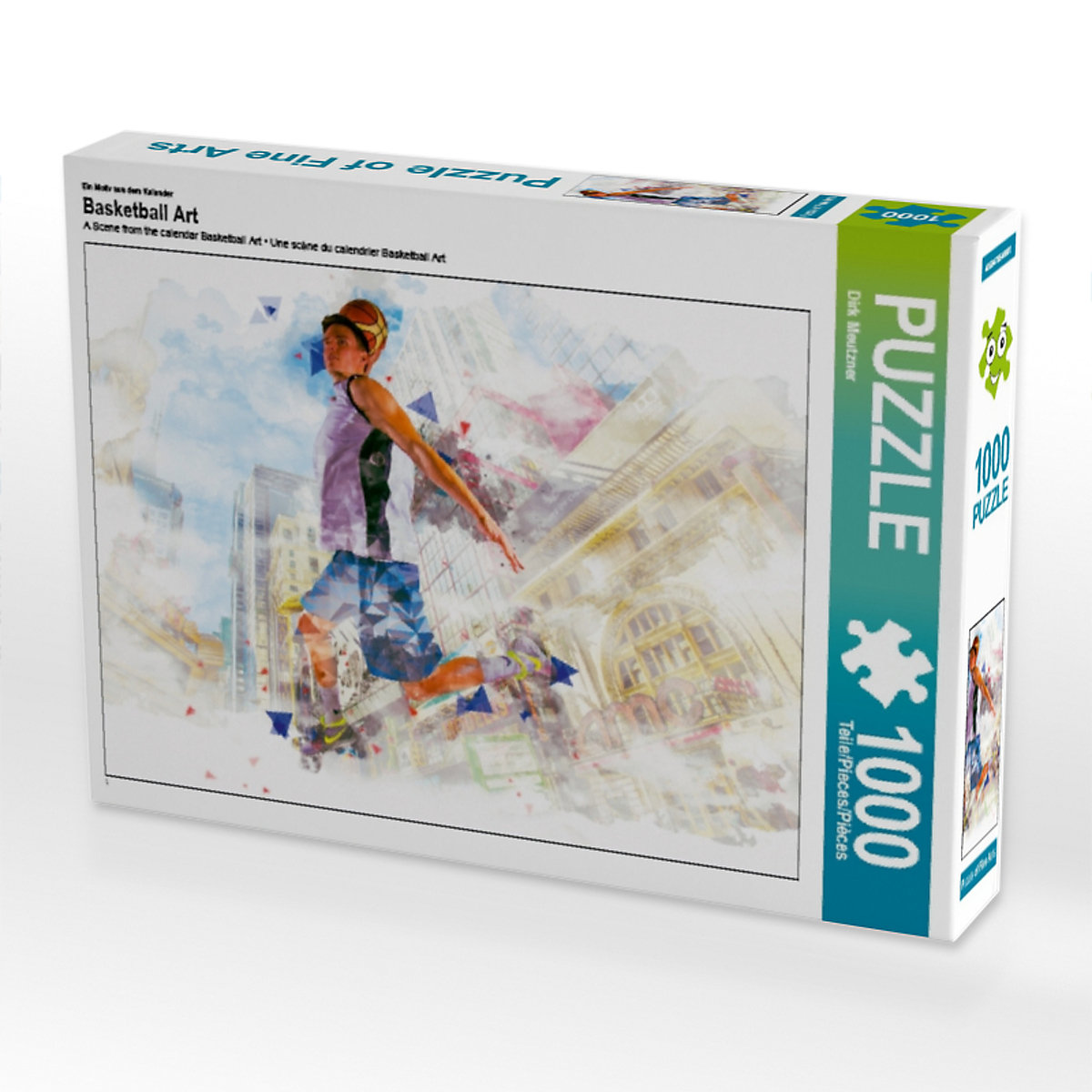 CALVENDO® Puzzle CALVENDO Puzzle Basketball Art 1000 Teile Foto-Puzzle für glückliche Stunden