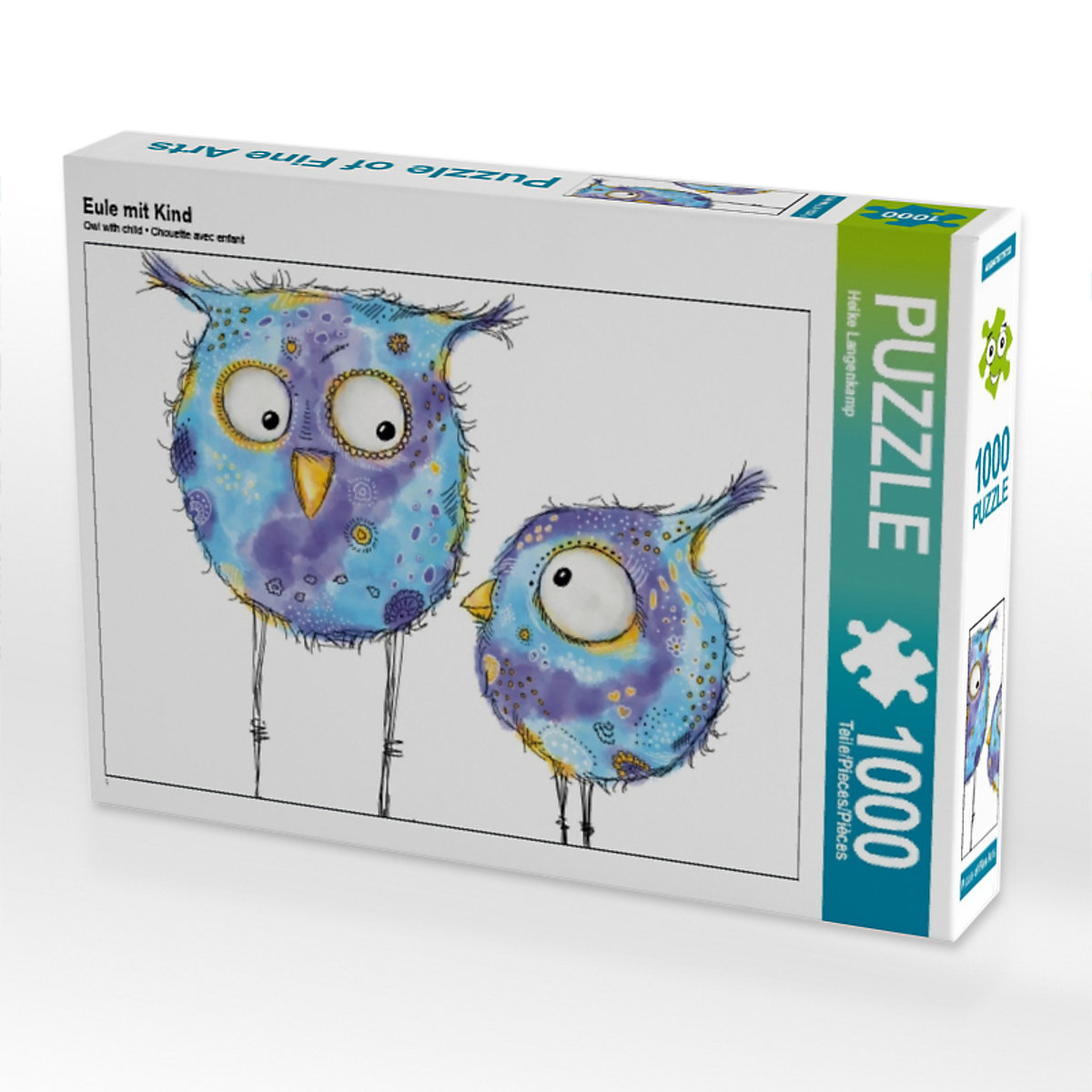 CALVENDO® Puzzle CALVENDO Puzzle Eule mit Kind 1000 Teile Foto-Puzzle für glückliche Stunden