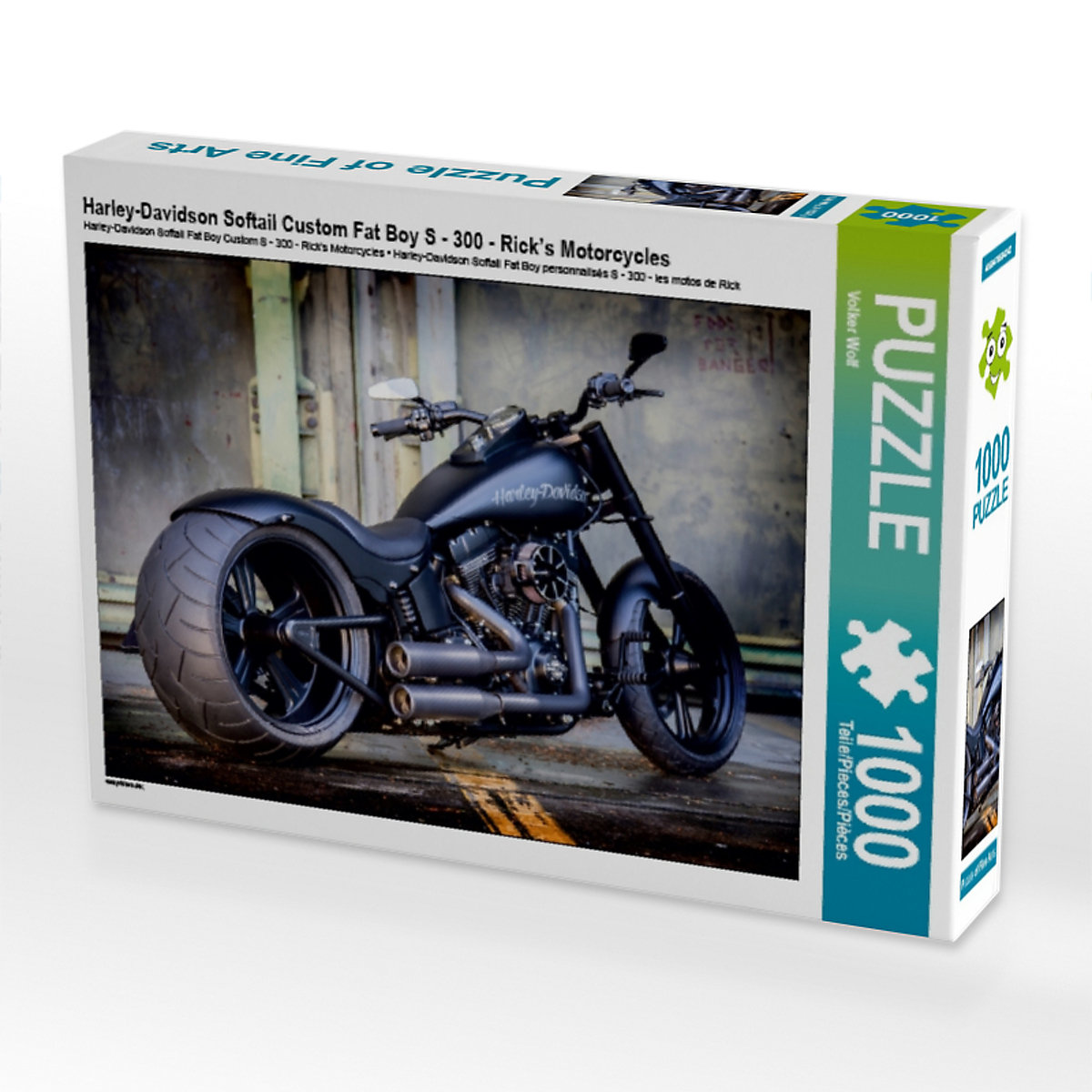 CALVENDO® Puzzle CALVENDO Puzzle Harley-Davidson Softail Custom Fat Boy S 300 Rick’s Motorcycles 1000 Teile Foto-Puzzle für glückliche Stunden