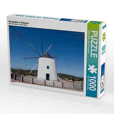 Puzzle CALVENDO Puzzle Windmühle in Odiaxere - 1000 Teile Foto-Puzzle für glückliche Stunden