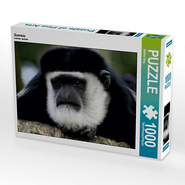 Puzzle CALVENDO Puzzle Guereza - 1000 Teile Foto-Puzzle für glückliche Stunden