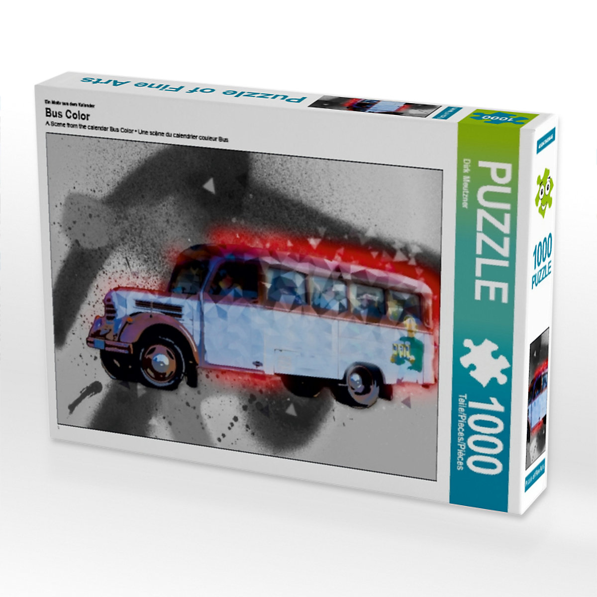 CALVENDO® Puzzle CALVENDO Puzzle Bus Color 1000 Teile Foto-Puzzle für glückliche Stunden