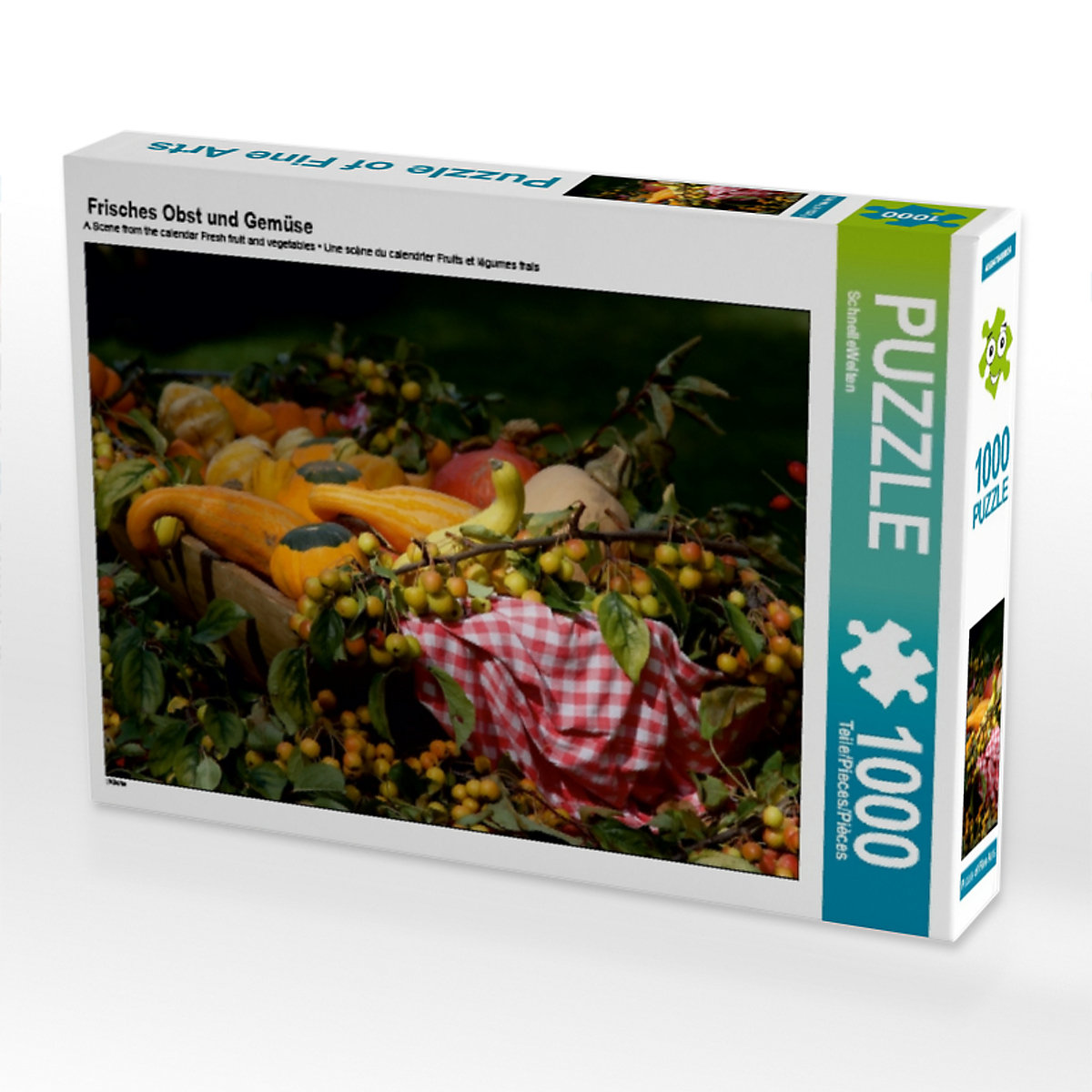 CALVENDO® Puzzle CALVENDO Puzzle Frisches Obst und Gemüse 1000 Teile Foto-Puzzle für glückliche Stunden