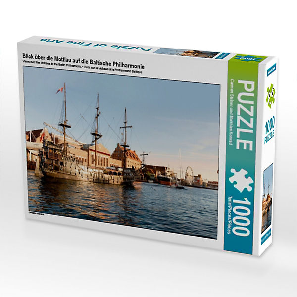 Puzzle CALVENDO Puzzle Blick über die Mottlau auf die Baltische Philharmonie - 1000 Teile Foto-Puzzle für glückliche Stunden