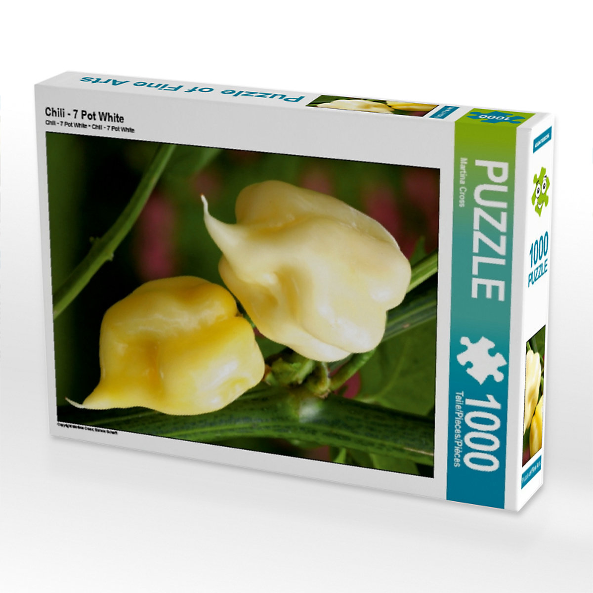 CALVENDO® Puzzle CALVENDO Puzzle Chili 7 Pot White 1000 Teile Foto-Puzzle für glückliche Stunden