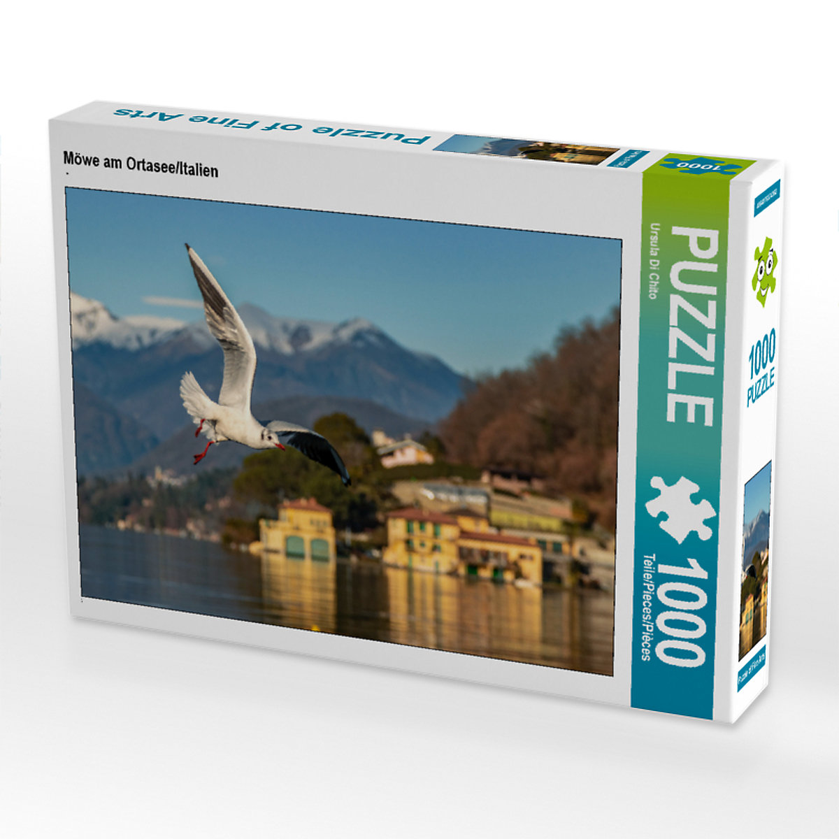 CALVENDO® Puzzle CALVENDO Puzzle Möwe am Ortasee/Italien 1000 Teile Foto-Puzzle für glückliche Stunden
