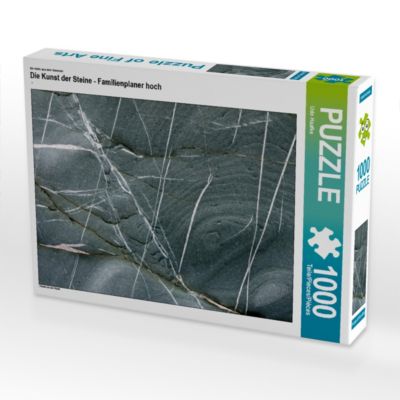 CALVENDO® Puzzle CALVENDO Puzzle Die Kunst der Steine Familienplaner hoch 1000 Teile Foto-Puzzle für glückliche Stunden