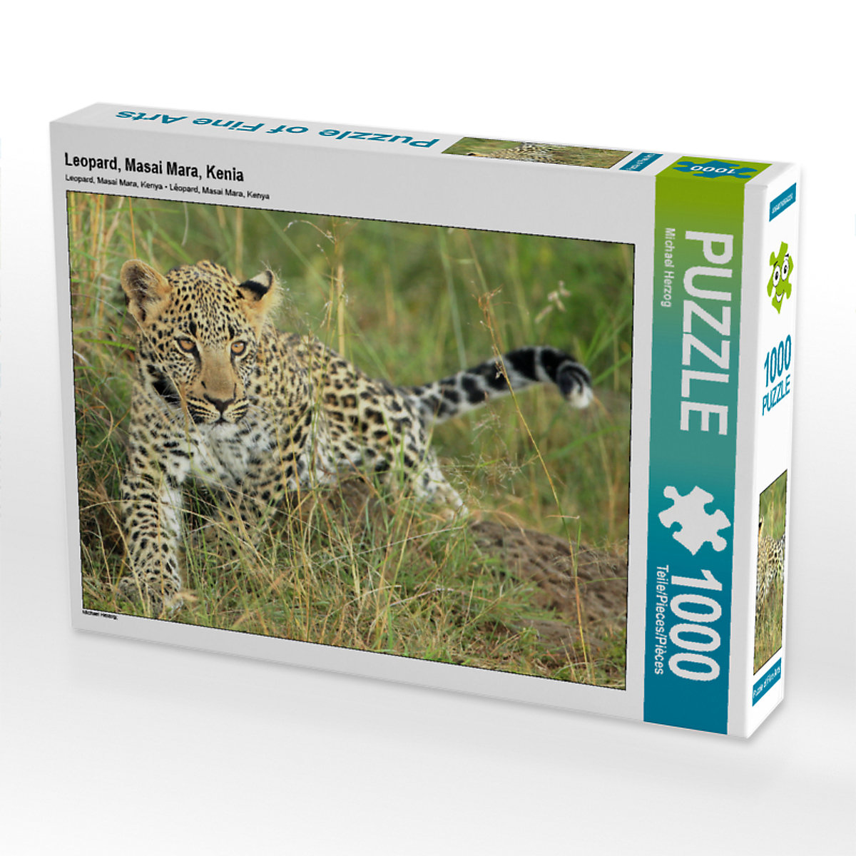 CALVENDO® Puzzle CALVENDO Puzzle Leopard Masai Mara Kenia 1000 Teile Foto-Puzzle für glückliche Stunden