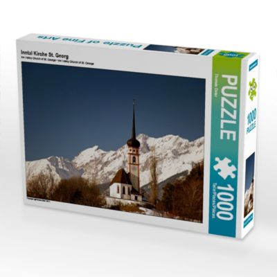 CALVENDO® Puzzle CALVENDO Puzzle Inntal Kirche St. Georg 1000 Teile Foto-Puzzle für glückliche Stunden