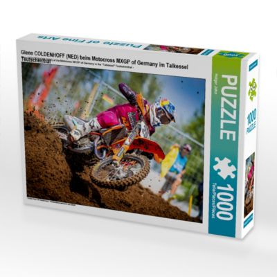 CALVENDO® Puzzle CALVENDO Puzzle Glenn COLDENHOFF (NED) beim Motocross MXGP of Germany im Talkessel Teutschenthal 1000 Teile Foto-Puzzle für glückliche Stunden