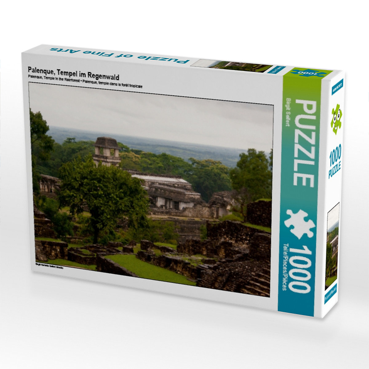 CALVENDO® Puzzle CALVENDO Puzzle Palenque Tempel im Regenwald 1000 Teile Foto-Puzzle für glückliche Stunden