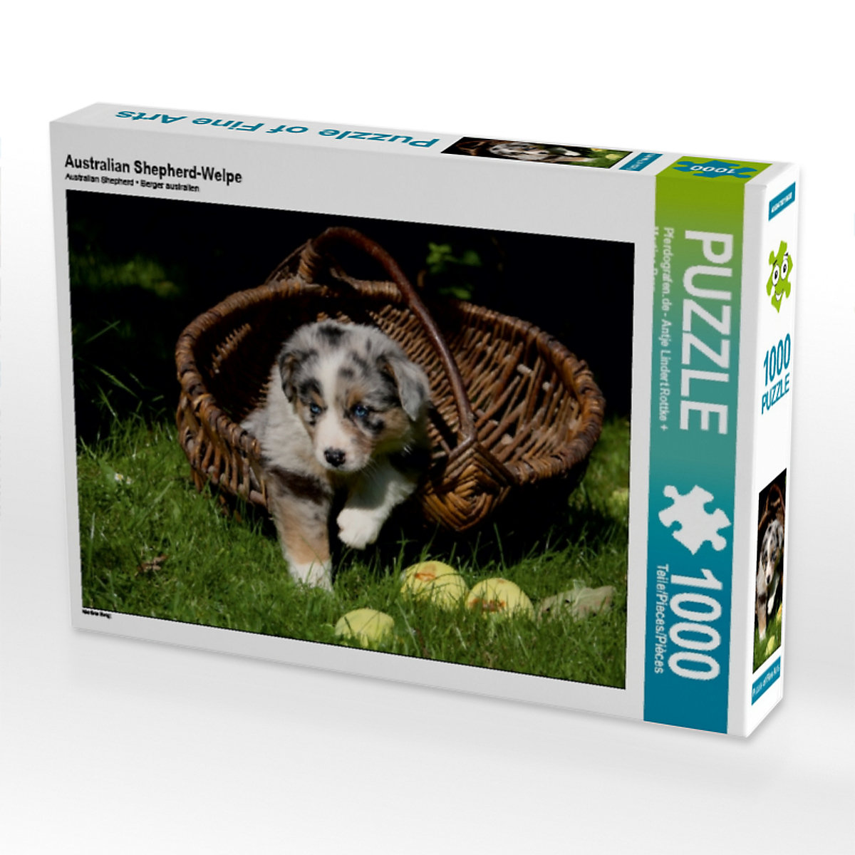 CALVENDO® Puzzle CALVENDO Puzzle Australian Shepherd-Welpe 1000 Teile Foto-Puzzle für glückliche Stunden