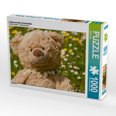 CALVENDO® Puzzle CALVENDO Puzzle Liebenswerter Kuschelbär. 1000 Teile Foto-Puzzle für glückliche Stunden