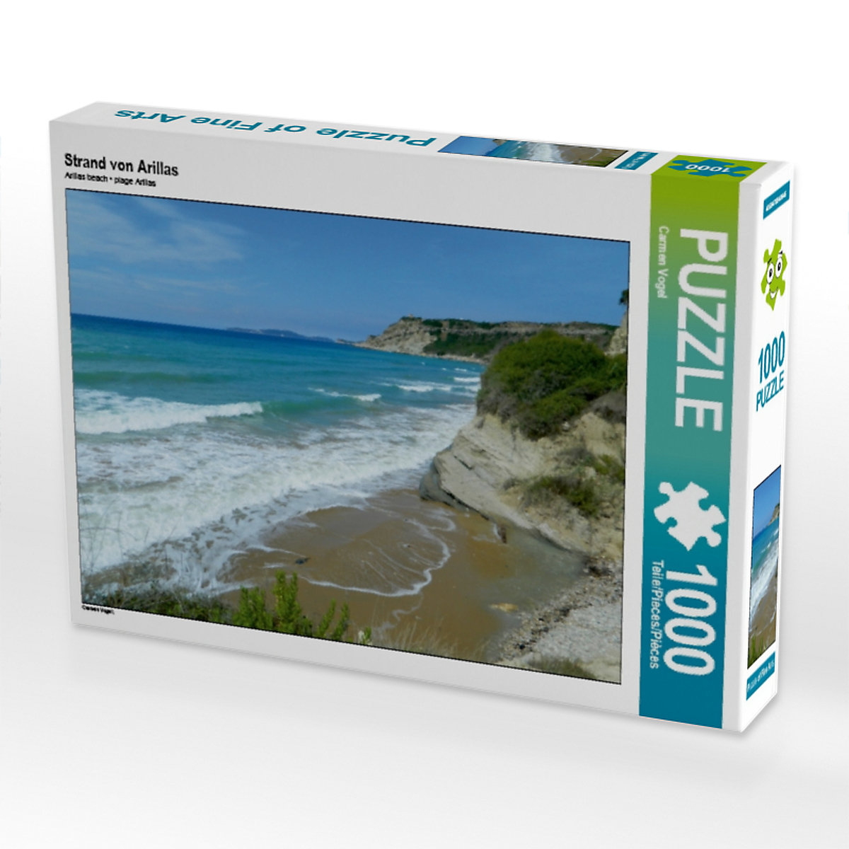 CALVENDO® Puzzle CALVENDO Puzzle Strand von Arillas 1000 Teile Foto-Puzzle für glückliche Stunden