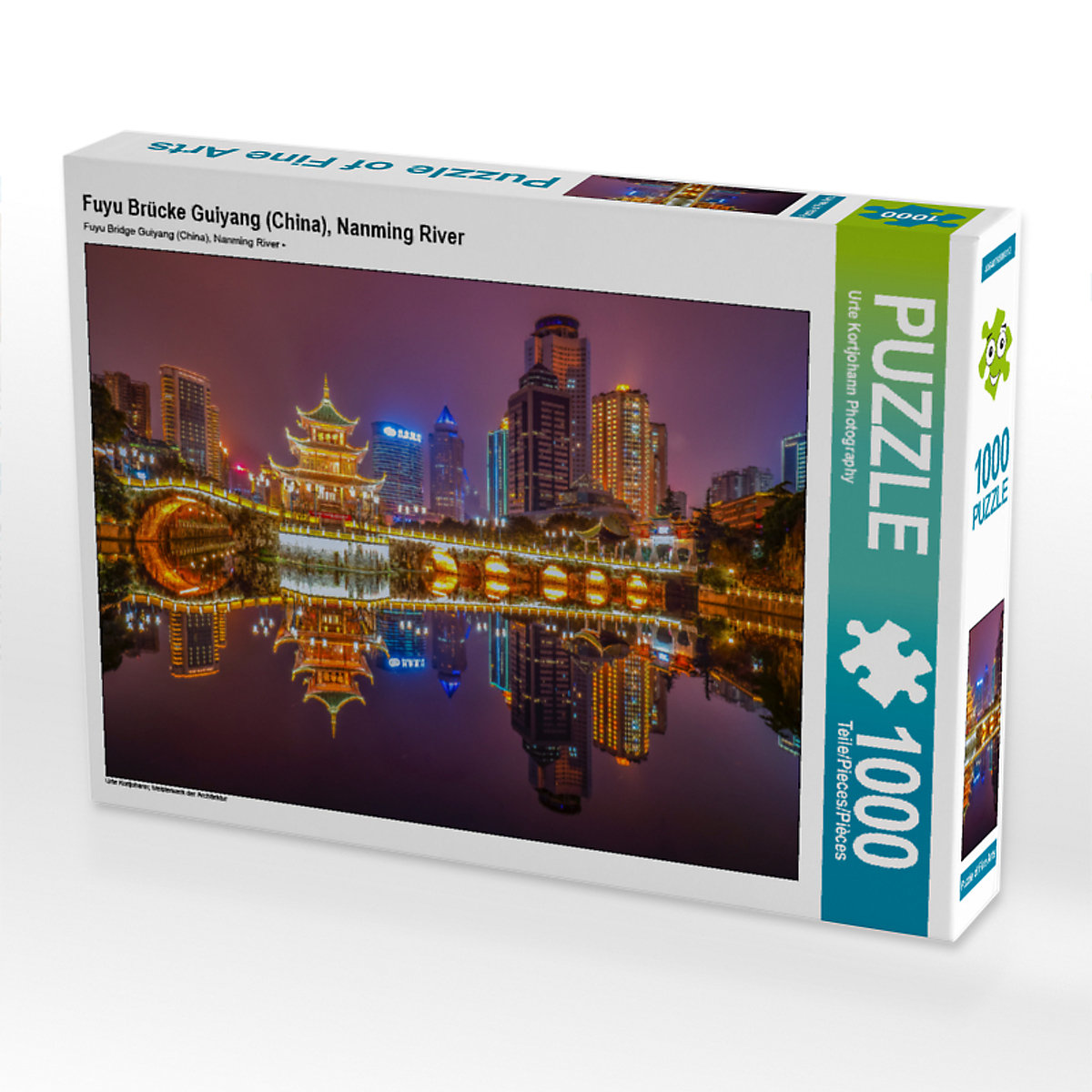 CALVENDO® Puzzle CALVENDO Puzzle Fuyu Brücke Guiyang (China) Nanming River 1000 Teile Foto-Puzzle für glückliche Stunden