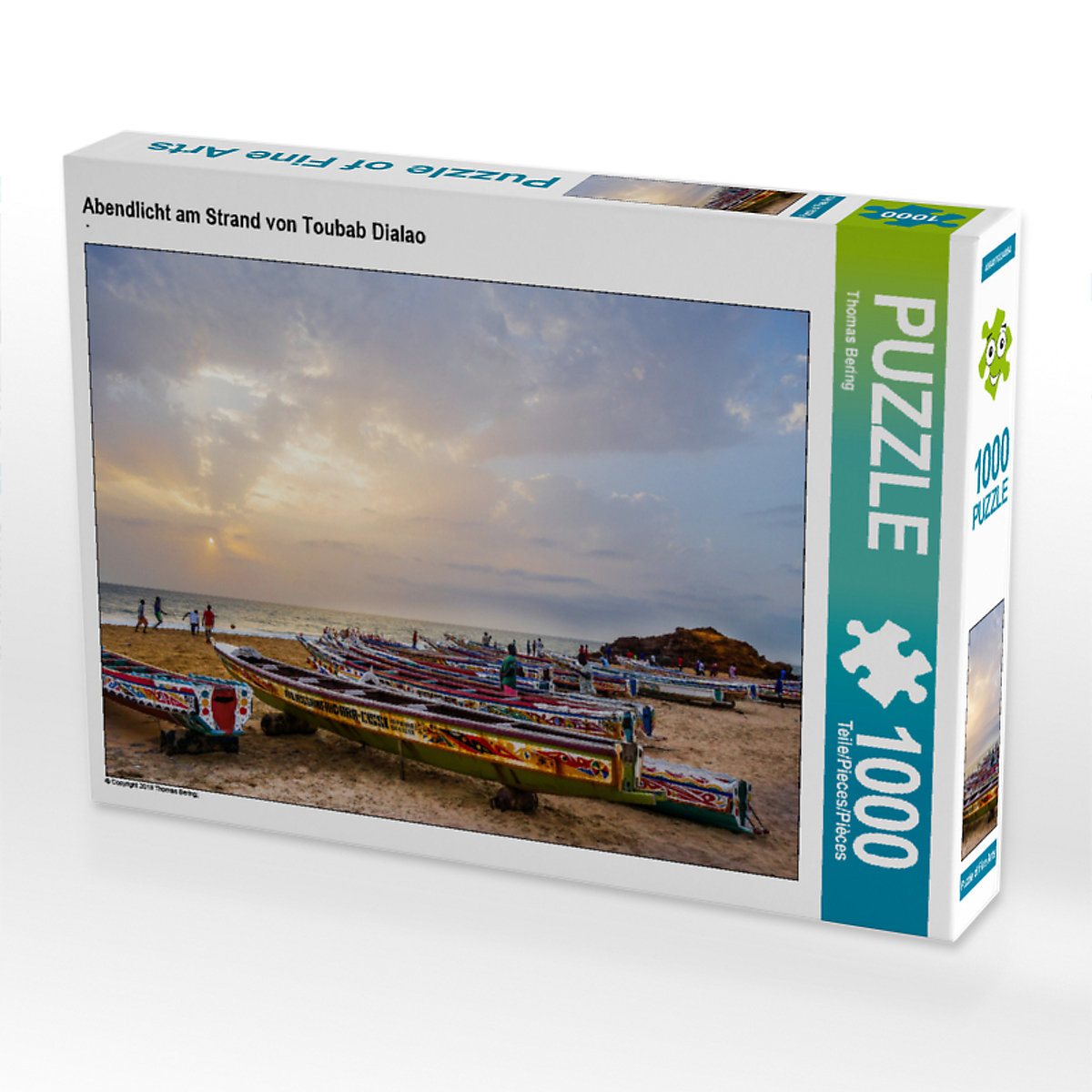 CALVENDO® Puzzle CALVENDO Puzzle Abendlicht am Strand von Toubab Dialao 1000 Teile Foto-Puzzle für glückliche Stunden
