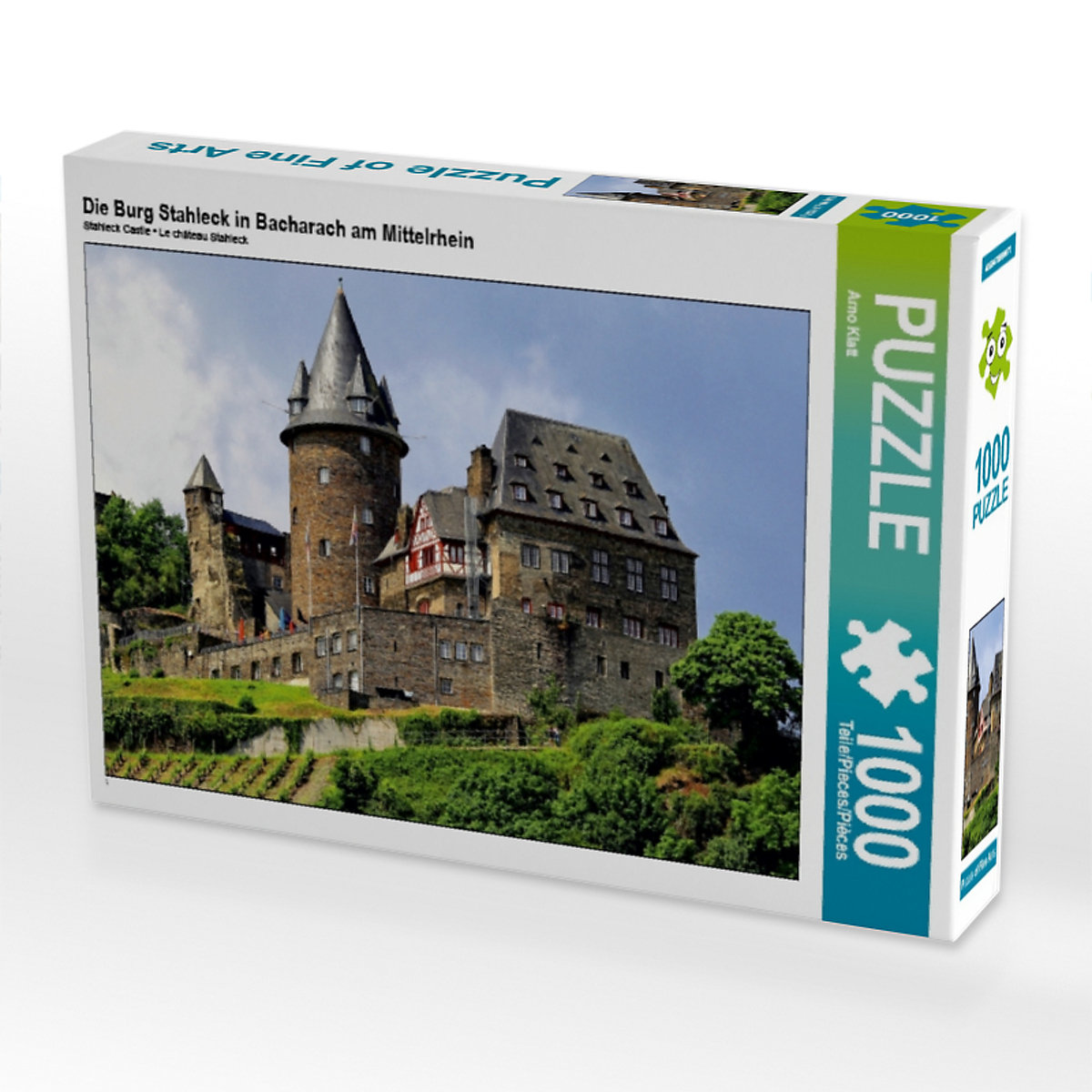 CALVENDO® Puzzle CALVENDO Puzzle Die Burg Stahleck in Bacharach am Mittelrhein 1000 Teile Foto-Puzzle für glückliche Stunden