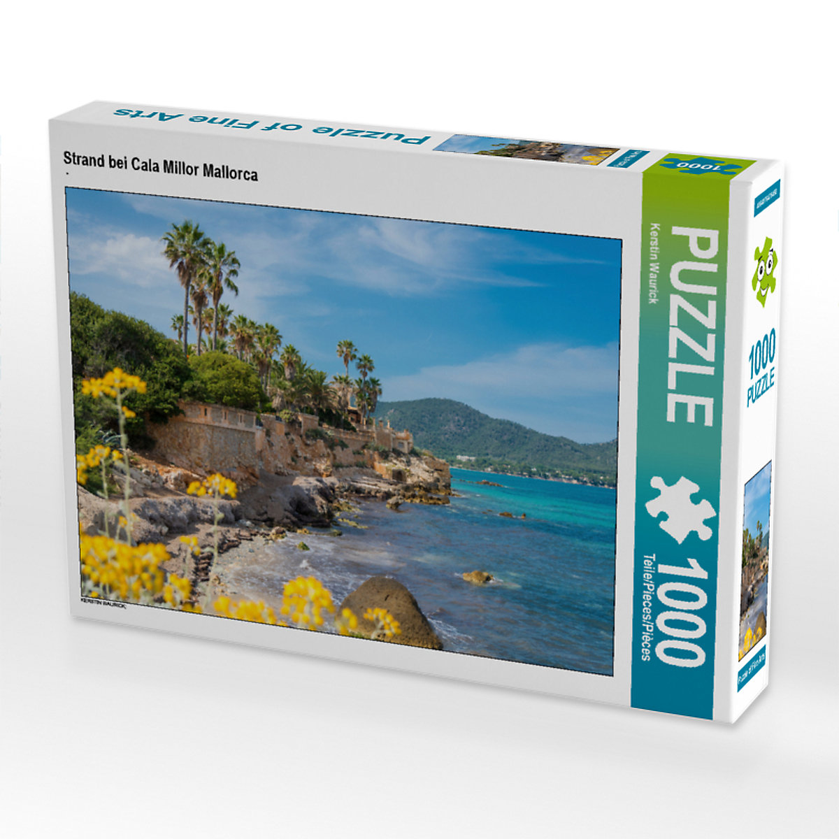 CALVENDO® Puzzle CALVENDO Puzzle Strand bei Cala Millor Mallorca 1000 Teile Foto-Puzzle für glückliche Stunden