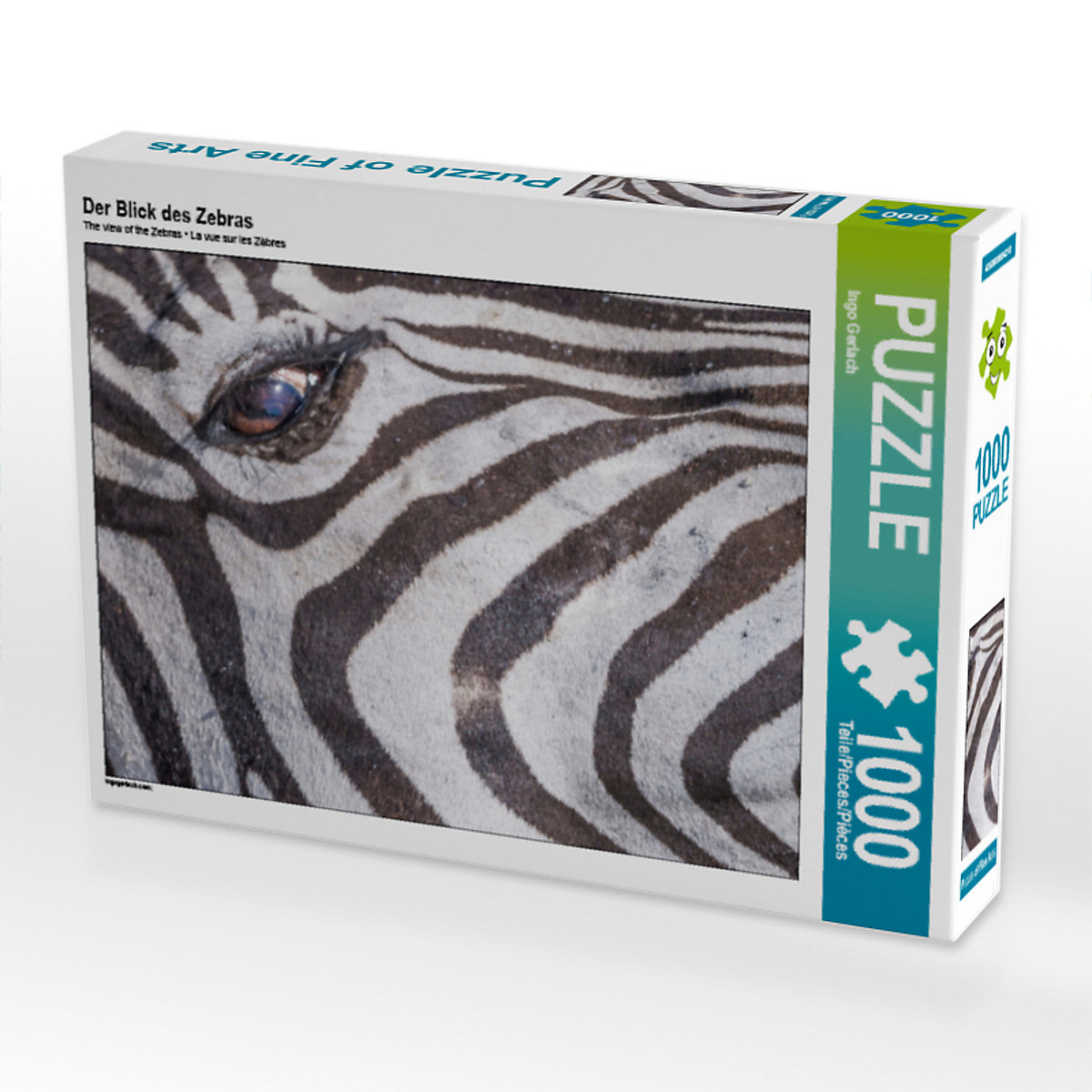 CALVENDO® Puzzle CALVENDO Puzzle Der Blick des Zebras 1000 Teile Foto-Puzzle für glückliche Stunden