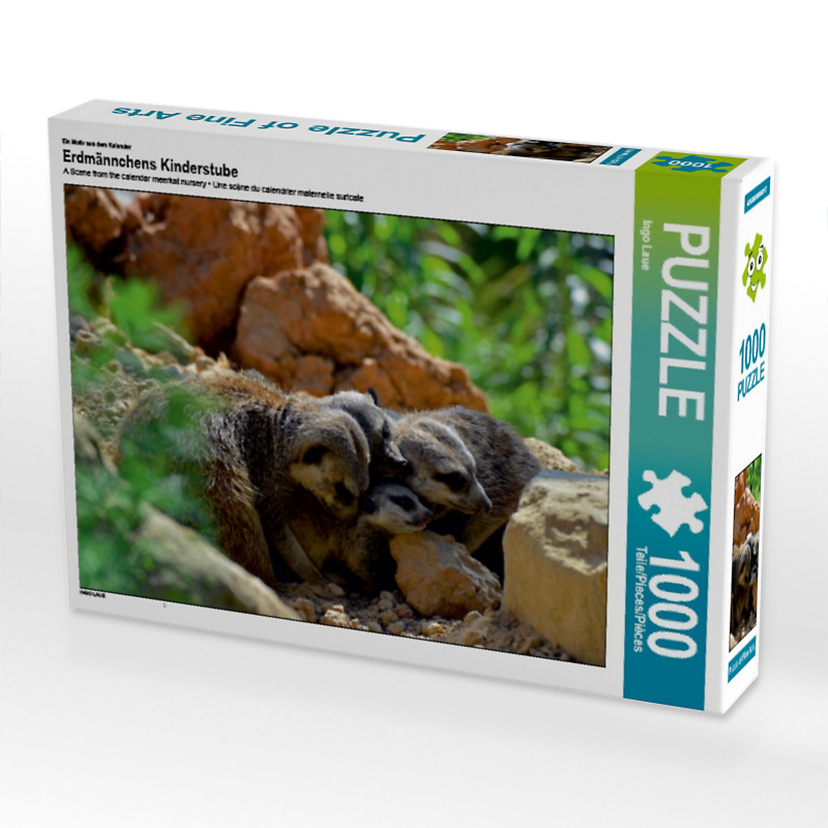 CALVENDO® Puzzle CALVENDO Puzzle Erdmännchens Kinderstube 1000 Teile Foto-Puzzle für glückliche Stunden