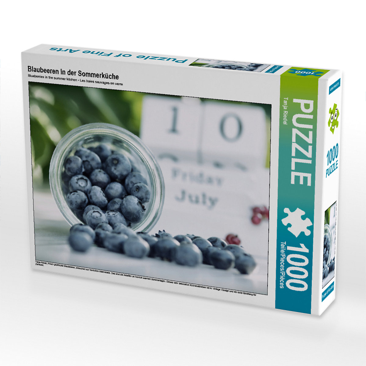 CALVENDO® Puzzle CALVENDO Puzzle Blaubeeren in der Sommerküche 1000 Teile Foto-Puzzle für glückliche Stunden