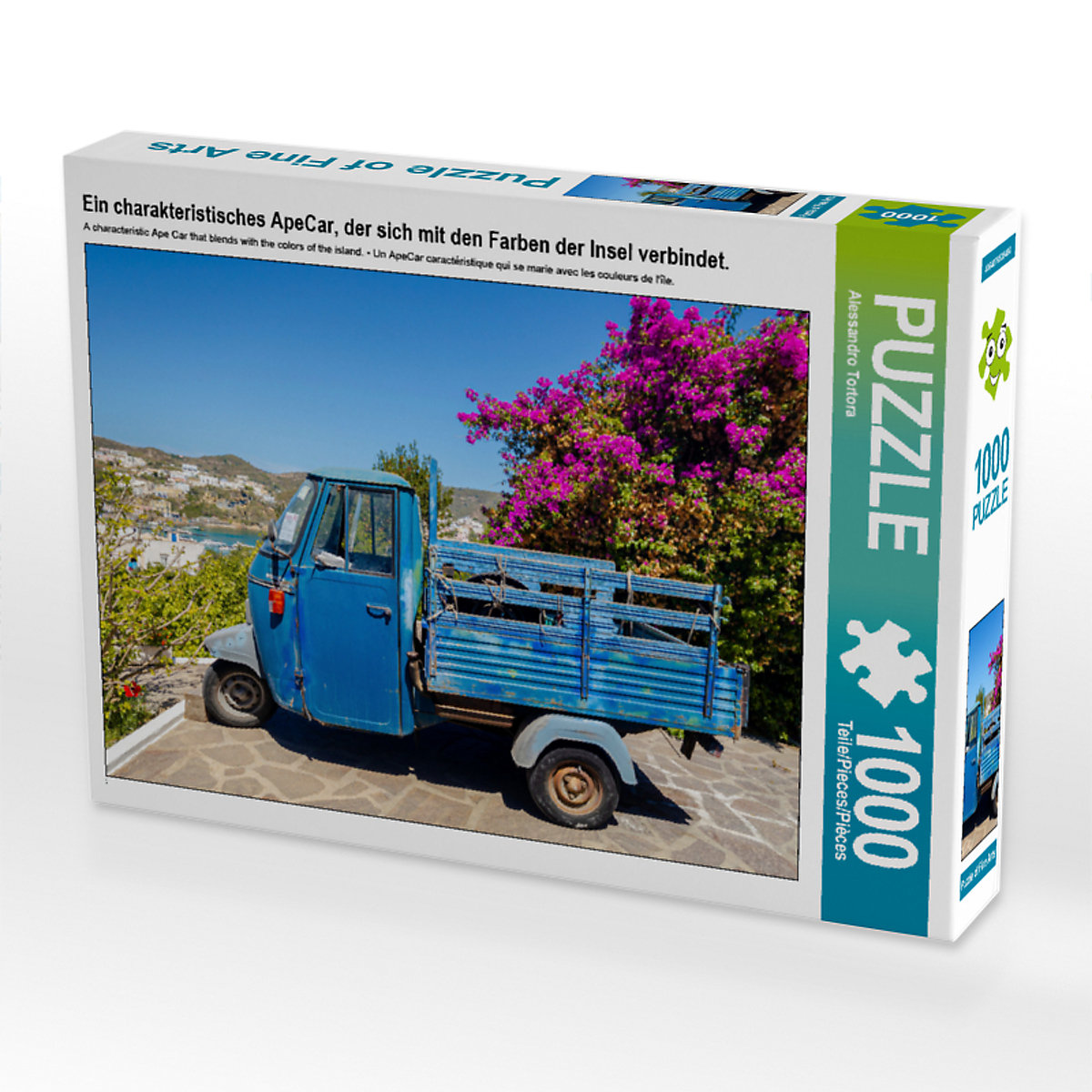 CALVENDO® Puzzle CALVENDO Puzzle Ein charakteristisches ApeCar der sich mit den Farben der Insel verbindet. 1000 Teile Foto-Puzzle für glückliche Stunden