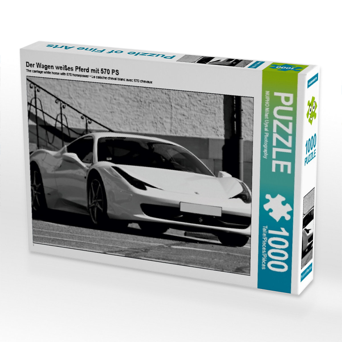 CALVENDO® Puzzle CALVENDO Puzzle Der Wagen weißes Pferd mit 570 PS 1000 Teile Foto-Puzzle für glückliche Stunden CALVENDO® Puzzle CALVENDO Puzzle Der Wagen weißes Pferd mit 570 PS 1000 Teile Foto-Puzzle für glückliche Stunden
