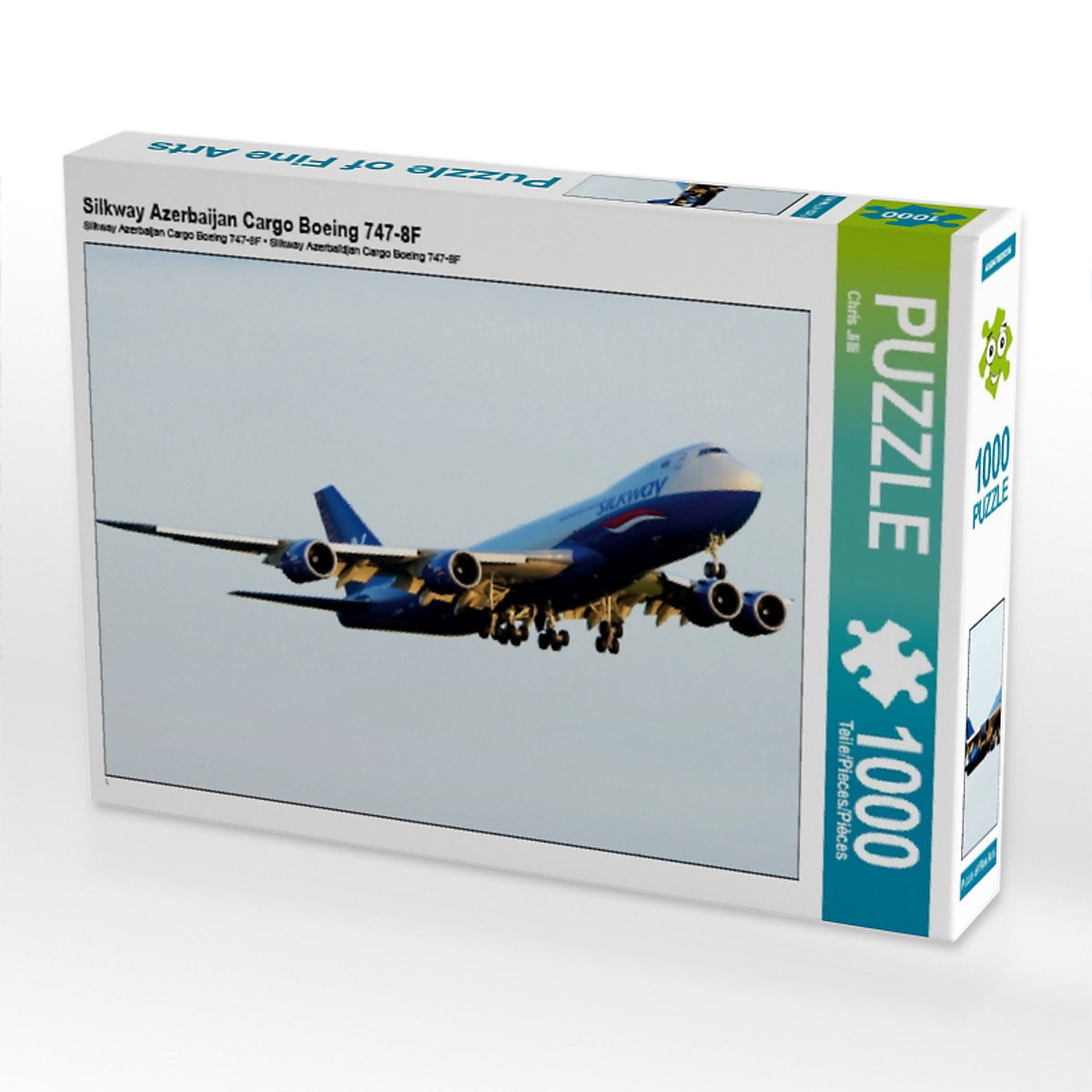 CALVENDO® Puzzle CALVENDO Puzzle Silkway Azerbaijan Cargo Boeing 747-8F 1000 Teile Foto-Puzzle für glückliche Stunden