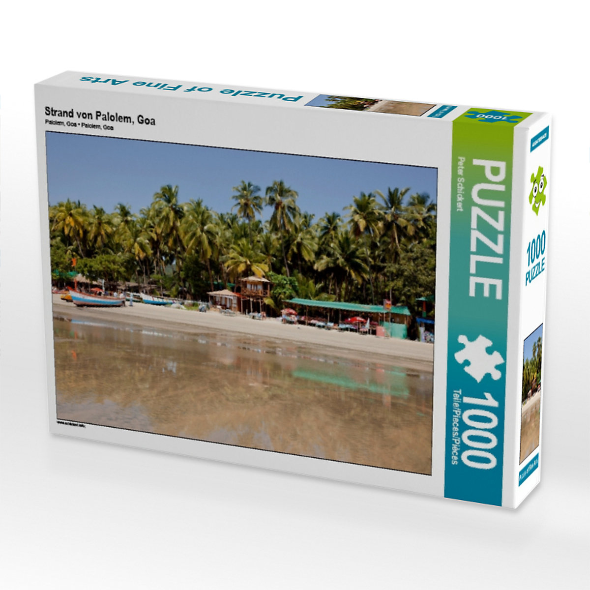 CALVENDO® Puzzle CALVENDO Puzzle Strand von Palolem Goa 1000 Teile Foto-Puzzle für glückliche Stunden