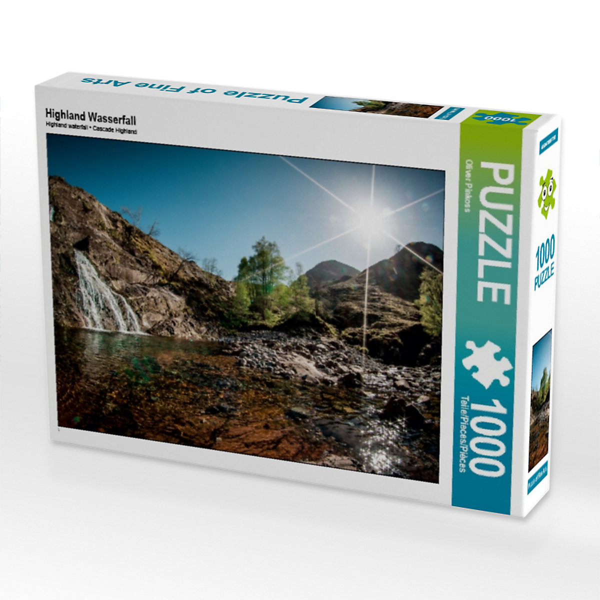 CALVENDO® Puzzle CALVENDO Puzzle Highland Wasserfall 1000 Teile Foto-Puzzle für glückliche Stunden
