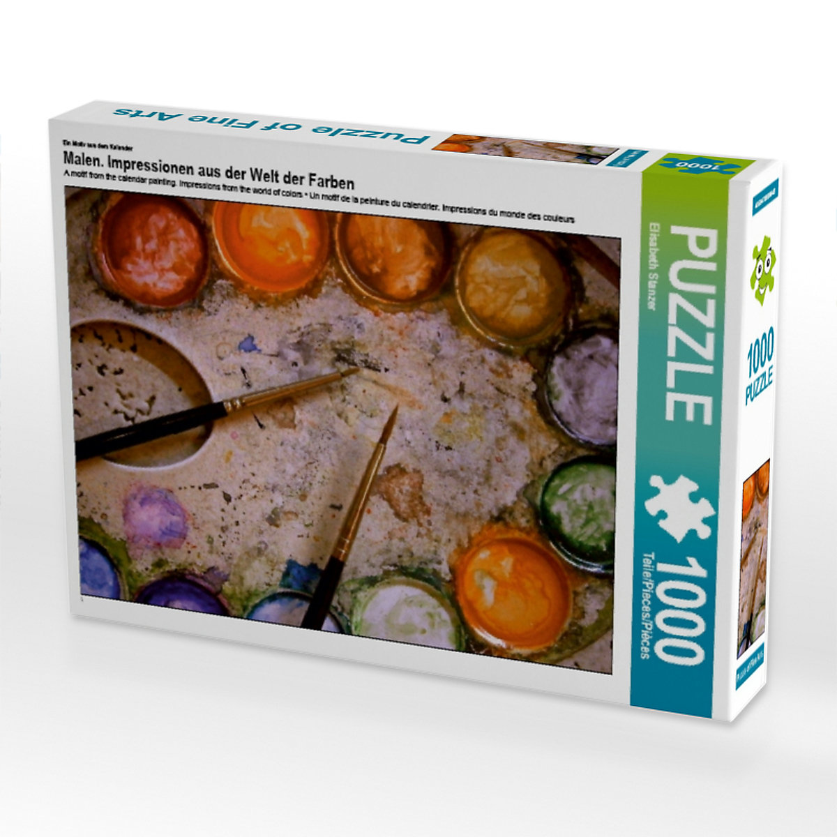 CALVENDO® Puzzle CALVENDO Puzzle Malen. Impressionen aus der Welt der Farben 1000 Teile Foto-Puzzle für glückliche Stunden