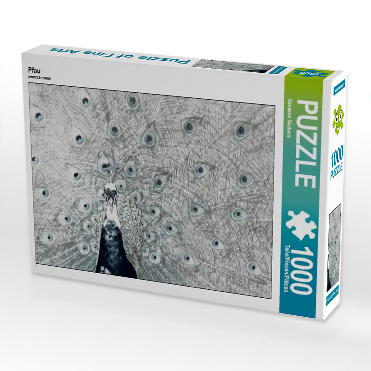 CALVENDO® Puzzle CALVENDO Puzzle Pfau 1000 Teile Foto-Puzzle für glückliche Stunden
