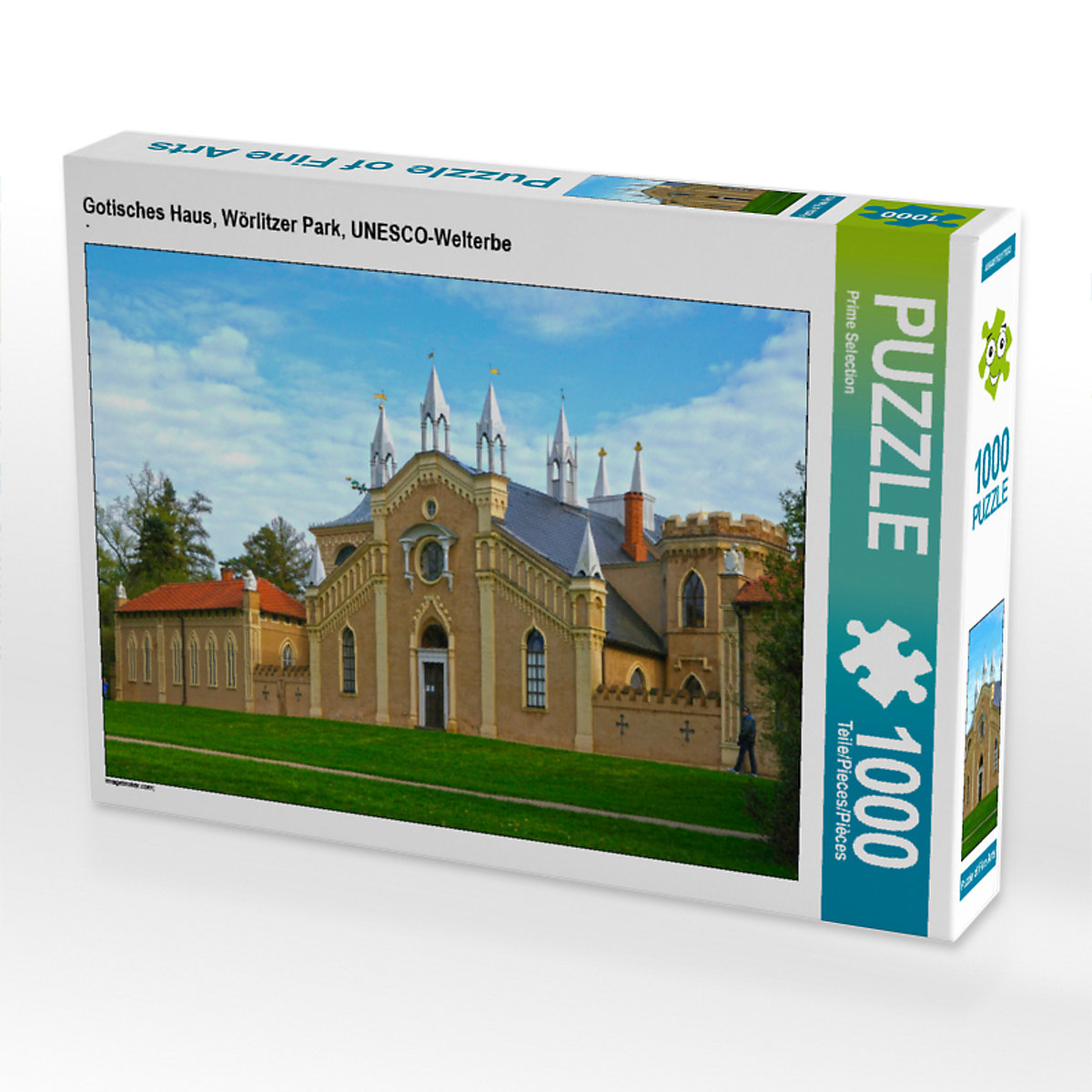 CALVENDO® Puzzle CALVENDO Puzzle Gotisches Haus Wörlitzer Park UNESCO-Welterbe 1000 Teile Foto-Puzzle für glückliche Stunden