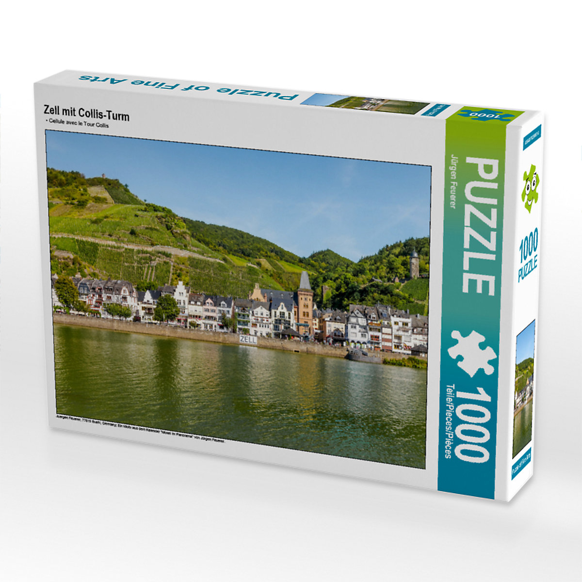 CALVENDO® Puzzle CALVENDO Puzzle Zell mit Collis-Turm 1000 Teile Foto-Puzzle für glückliche Stunden