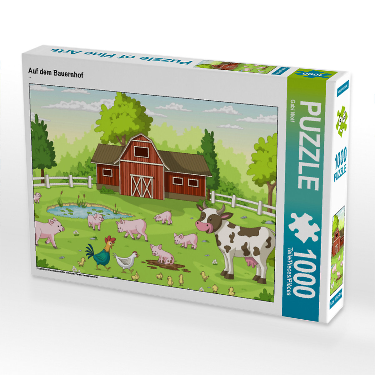 CALVENDO® Puzzle CALVENDO Puzzle Auf dem Bauernhof 1000 Teile Foto-Puzzle für glückliche Stunden