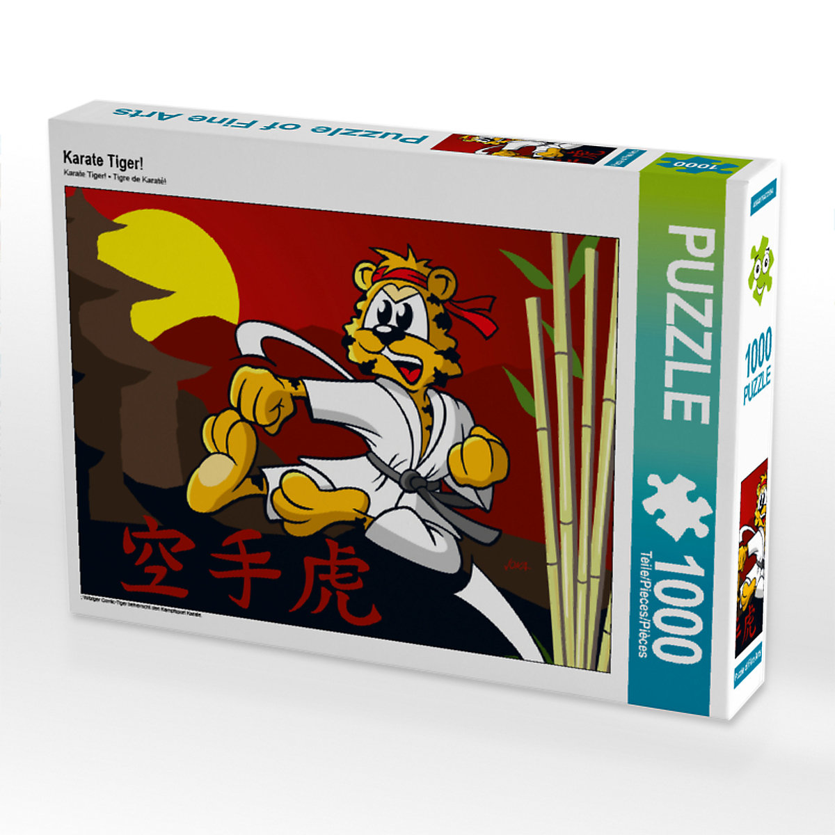 CALVENDO® Puzzle CALVENDO Puzzle Karate Tiger! 1000 Teile Foto-Puzzle für glückliche Stunden