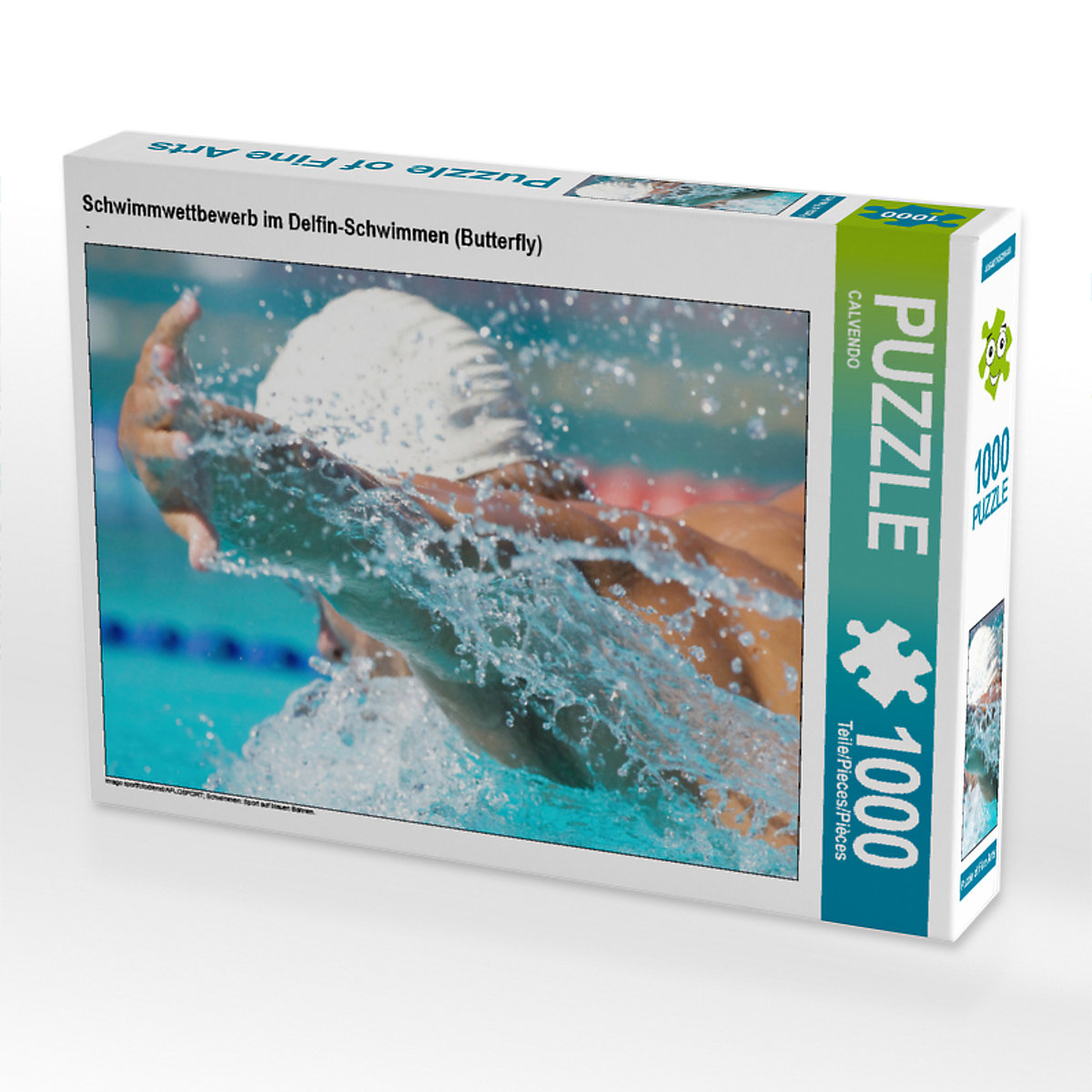CALVENDO® Puzzle CALVENDO Puzzle Schwimmwettbewerb im Delfin-Schwimmen (Butterfly) 1000 Teile Foto-Puzzle für glückliche Stunden